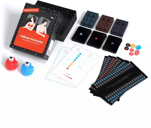 Настольная игра для взрослых и пар Sovabooks "Тайные желания" 18+ с яркой упаковкой и игровыми картами.