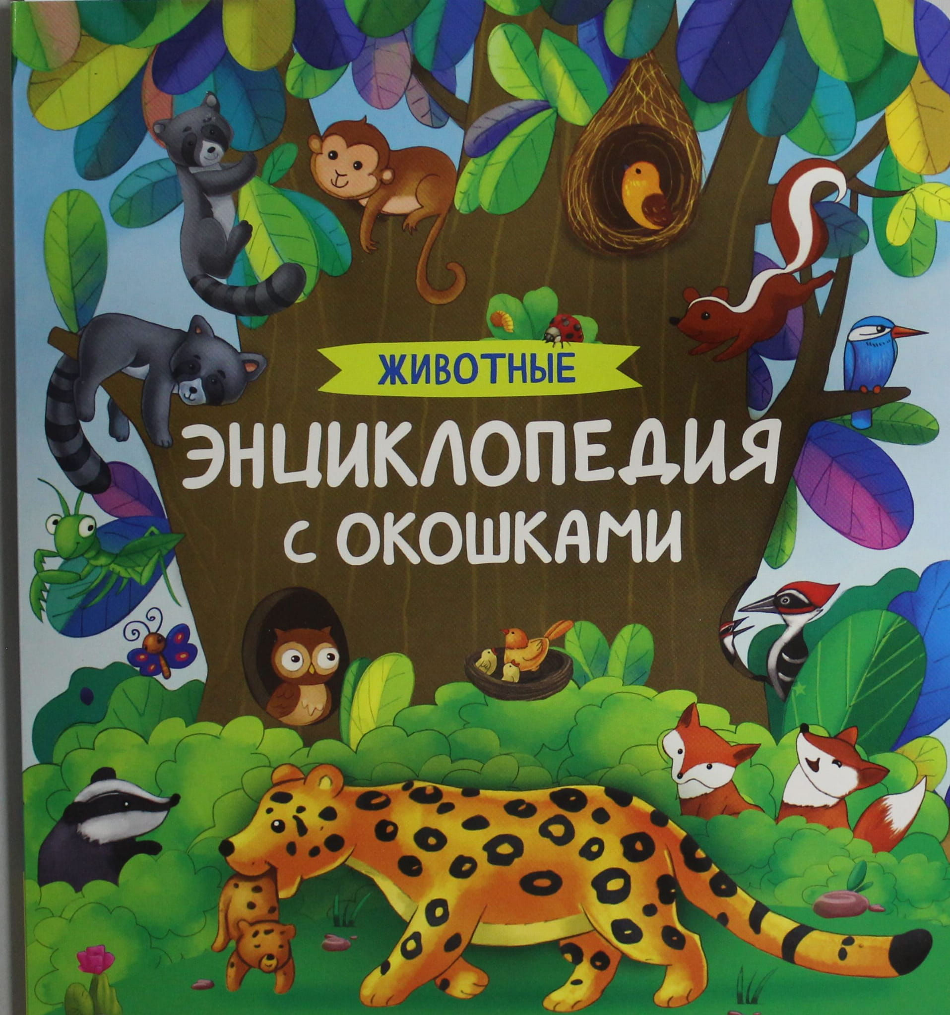 Книга Животные. Энциклопедия с окошками Котятова Н. И. | SOVABOOKS
