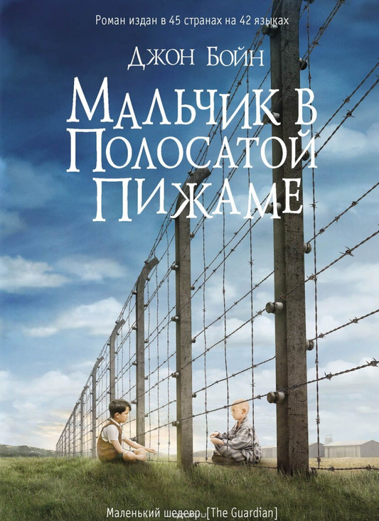 Мальчик в полосатой пижаме, изображение из книги современного российского художественного романа Sovabooks