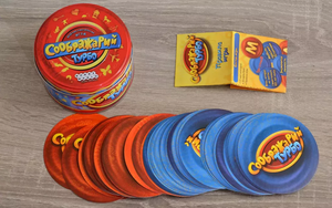 Настольная игра Соображарий Турбо от Sovabooks, словесная игра для компании, изображена на изображении.