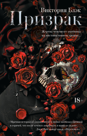 Обложка книги Призрак Блэк В от Sovabooks, романтическая российская художественная литература, изображение на обложке.