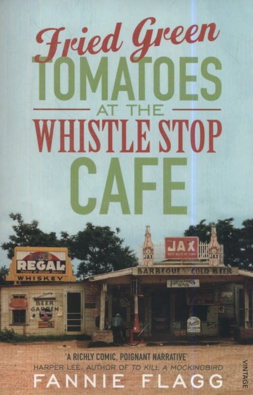 Обложка книги "Fried Green Tomatoes at the Whistle Stop Cafe" Фэнни Флэгг для обучения языкам, бренд Sovabooks